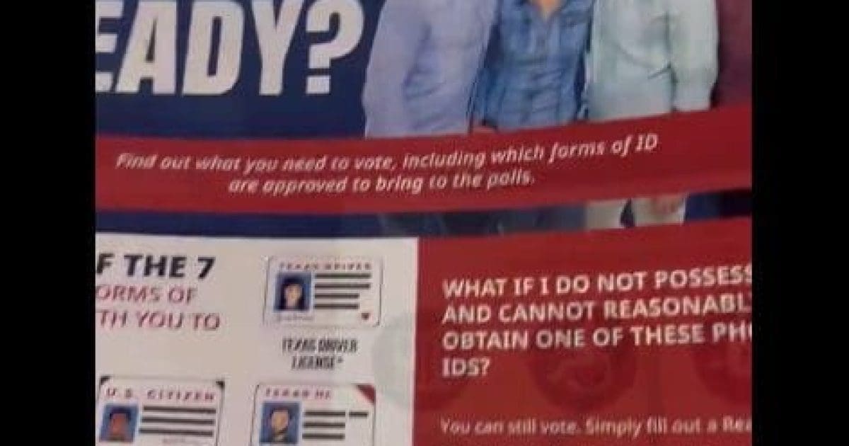 BREAKING EXCLUSIVE: Dallas Election Trainers Direct Workers to Provide ...