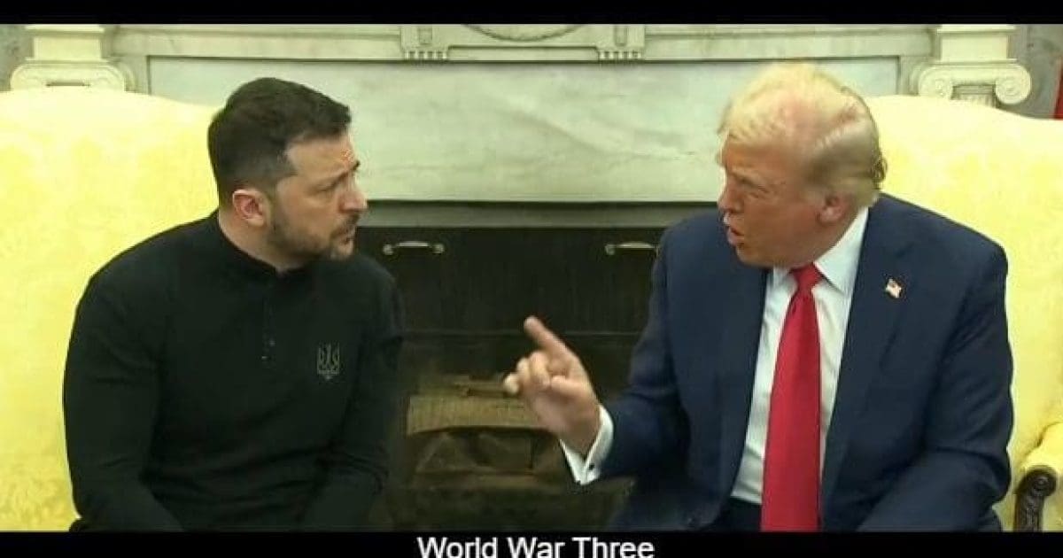 REMINDER: Ukraine’s Zelensky Was a Total Disrespectful Jerk When He Met with Trump Team in White House in February 2025