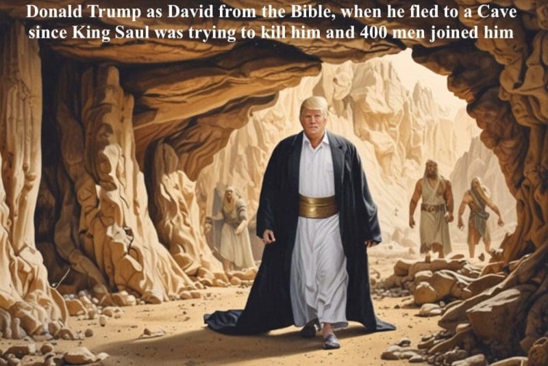 Donald-Trump-as-David-in-the-Wilderness