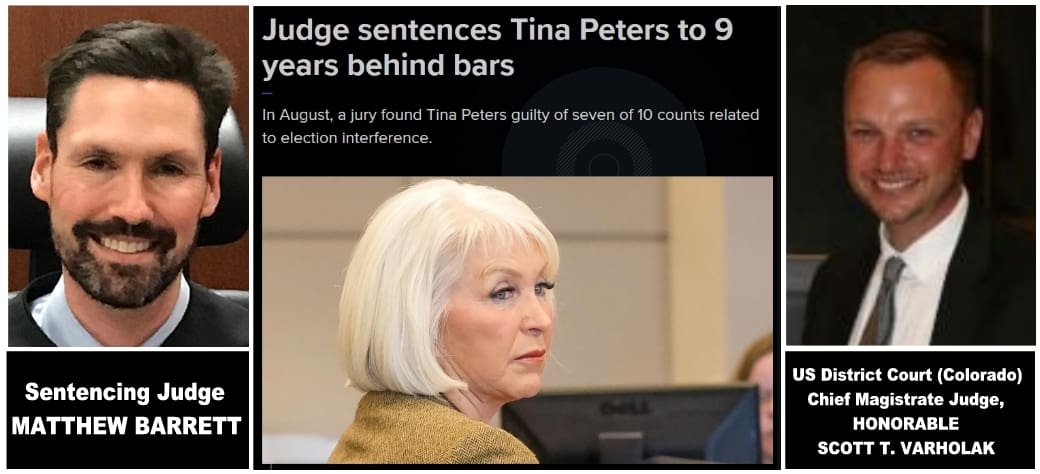 EXCLUSIVE: Highlights from Tina Peters&rsquo; Oct 16 Hearing &ndash; Is Judge Varholak Considering Sending Her Home? | Joe Hoft