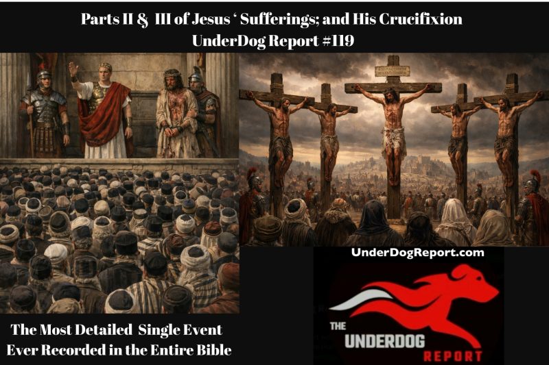 Parts II and III of Jesus ‘ Sufferings; and His Crucifixion UnderDog Report 119