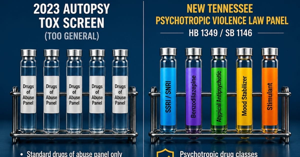 Tennessee Doubles Down on New Toxicology Law that Broke the Silence on Psychiatric Drugs & Mass Shootings
