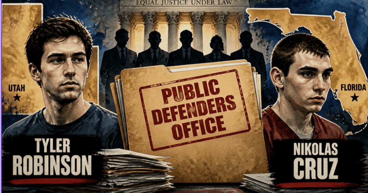 ABLECHILD: Nikolas Cruz in Florida, Tyler Robinson in Utah - How “Mercy Teams” Blur Failed State Investigations - Joe Hoft